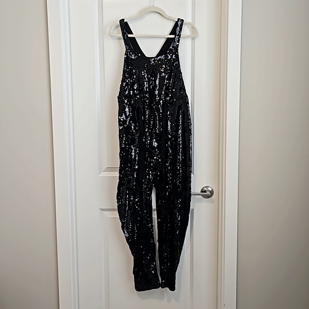 Free People Sequin Jumpsuit